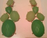 Brinco Facetada Verde