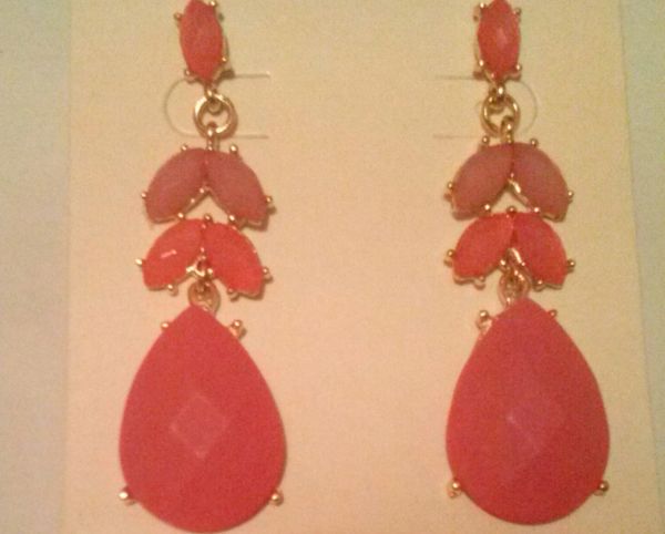 Brinco Gota Rosa